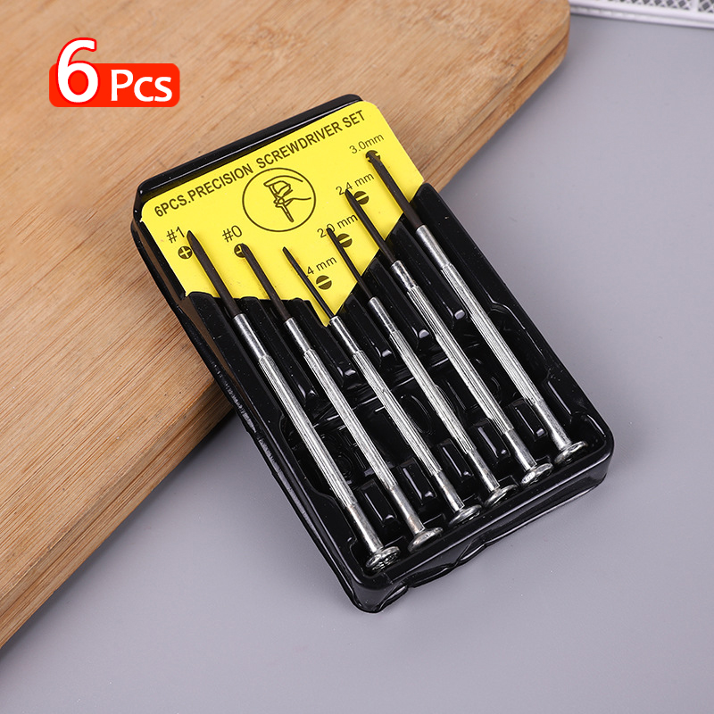 Screwdriver Set Precision - 6-delige set mini-schroevendraaiers voor het repareren
