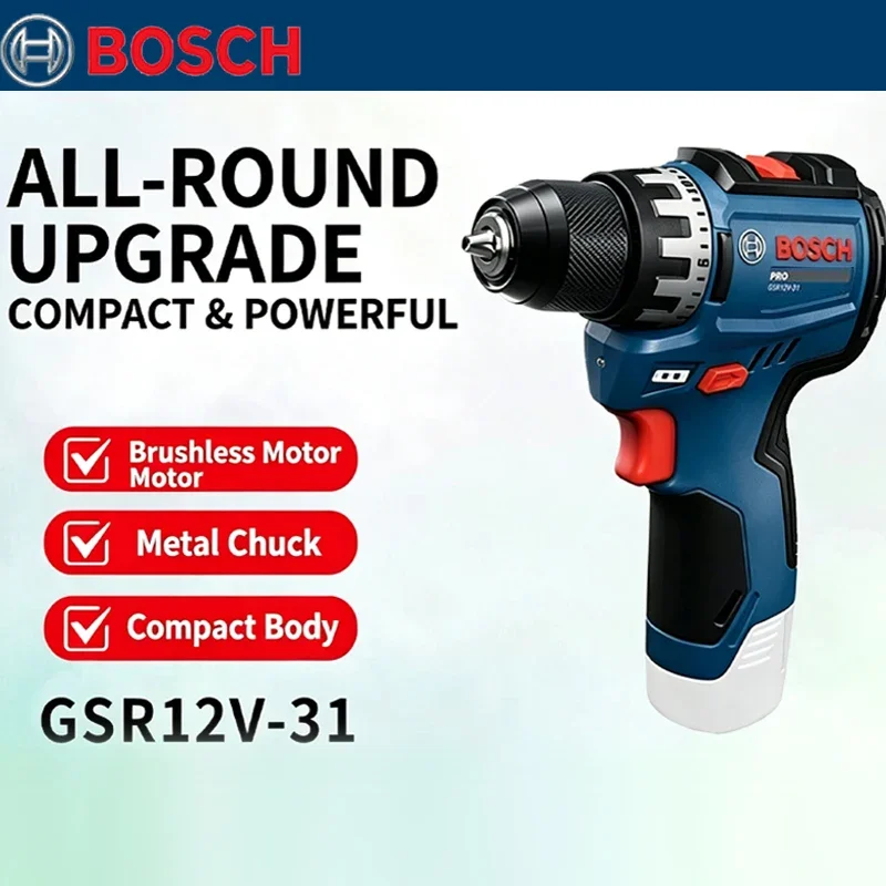 Home Improvement Tim - Bosch GSR 12V-31 Borstelloze Elektrische Boormachine