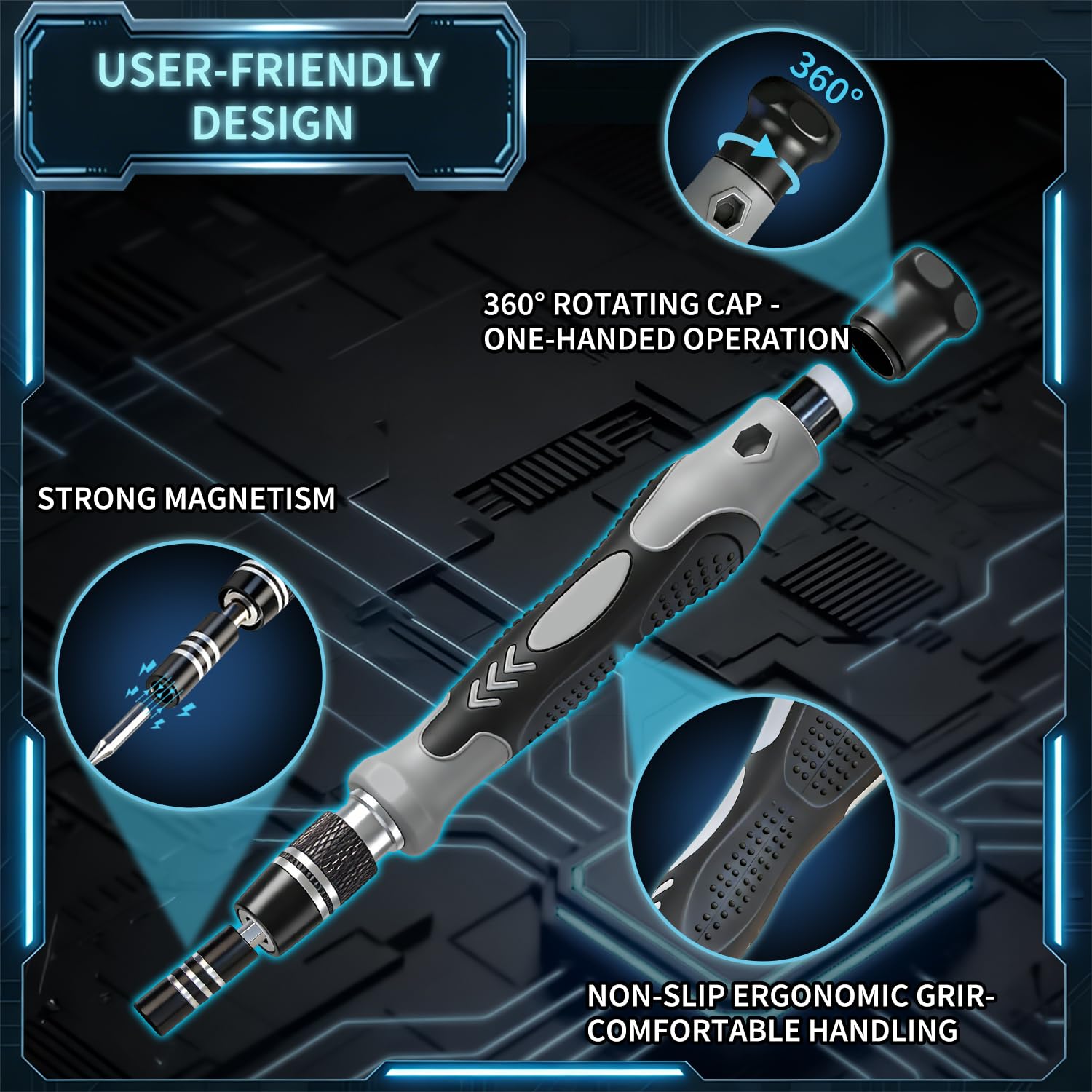 Screwdriver Set Precision - 122-delige precisie-schroevendraaierset voor computers, schroevendraaiersets voor