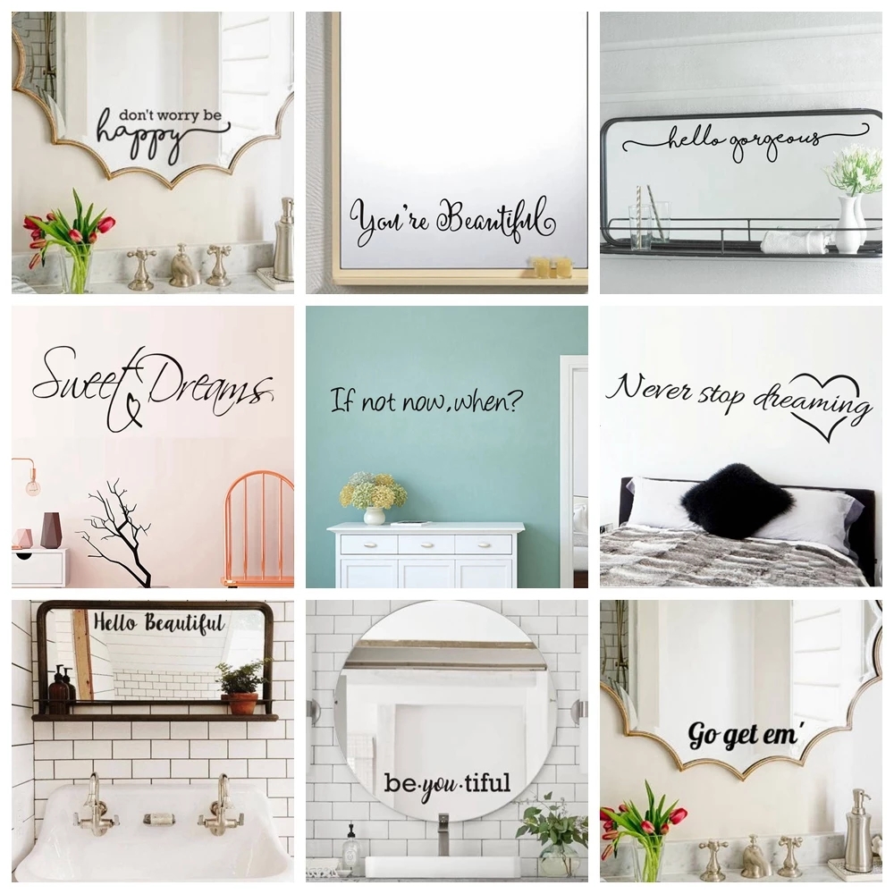 Home Improvement Quotes - Nordic Stijl Zin Quotes Vinyl Muursticker
