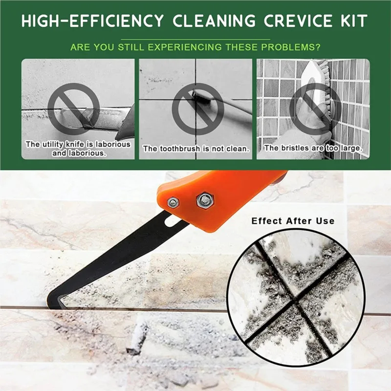 Grout Saw Removal - Tegelvoegenreinigingsset 22-delig, inclusief zaagblad, tegelvoegenhandzaag, reinigingsborstel