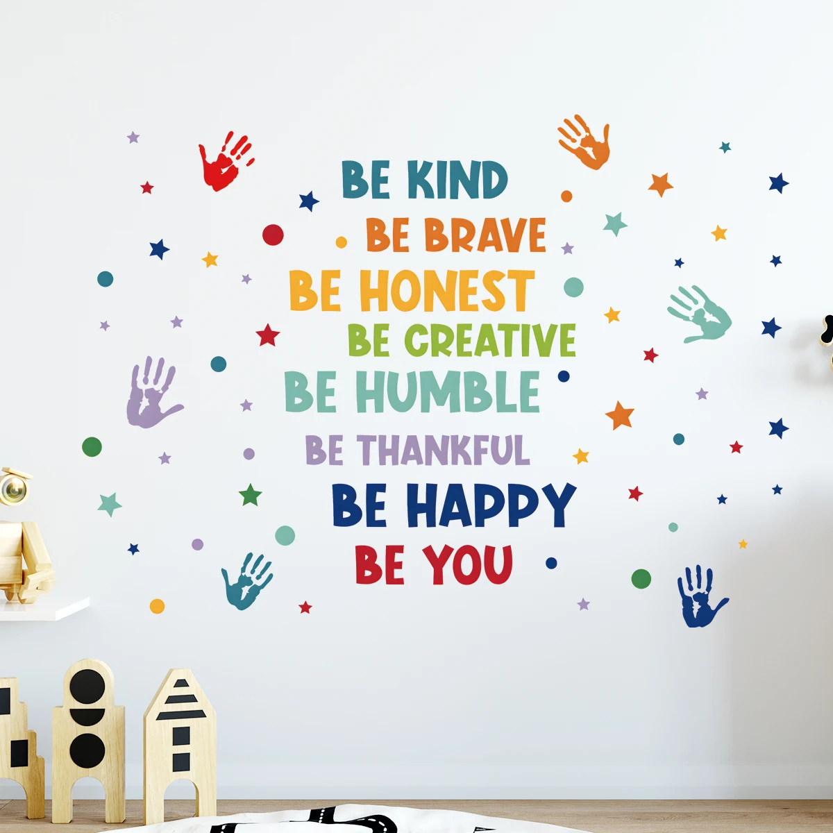 Home Improvement Quotes - Kleurrijke Inspirerende Zinnen Tekst Muurstickers Voor