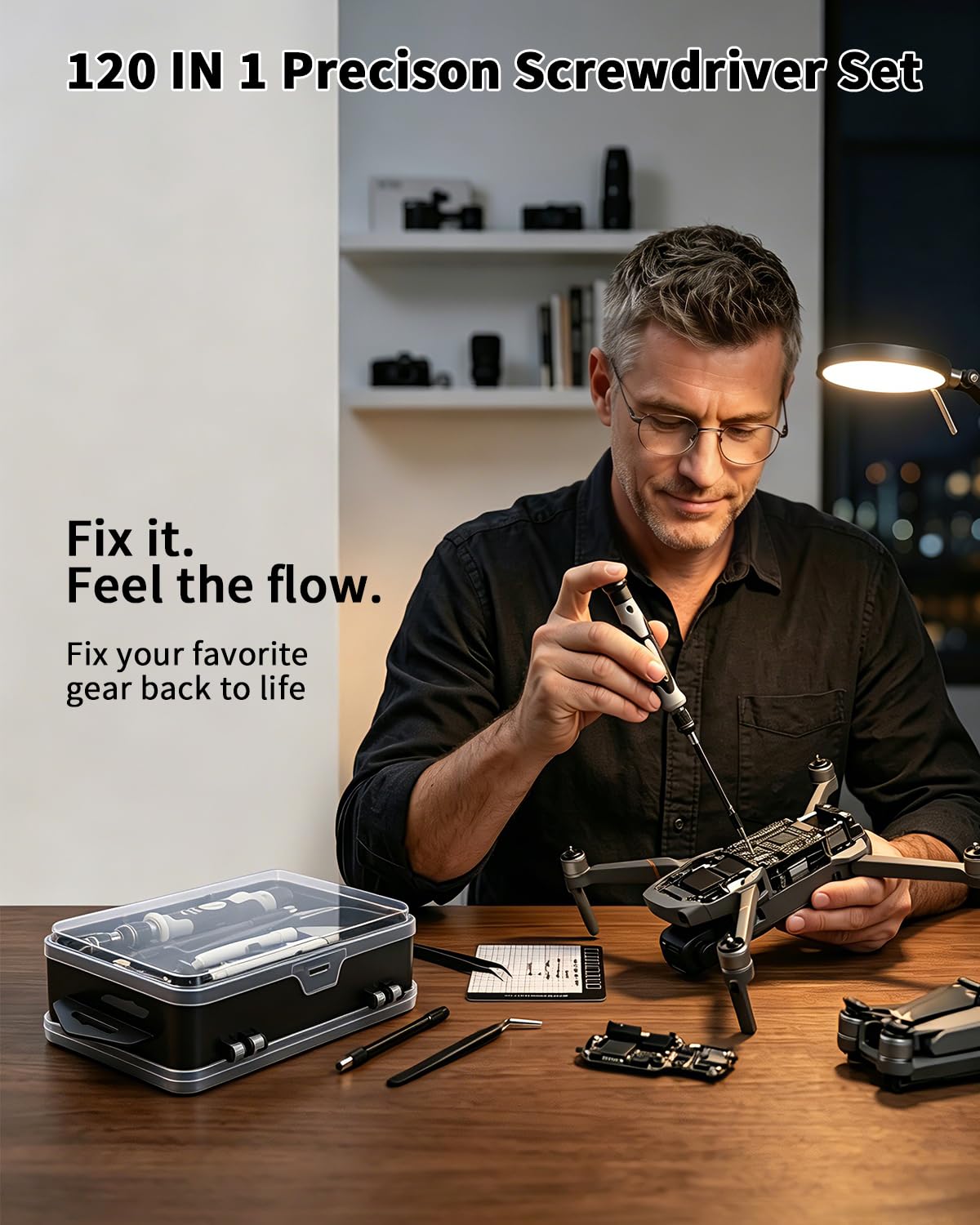 122-delige precisie-schroevend - Screwdriver Set Precision recensie en prijs