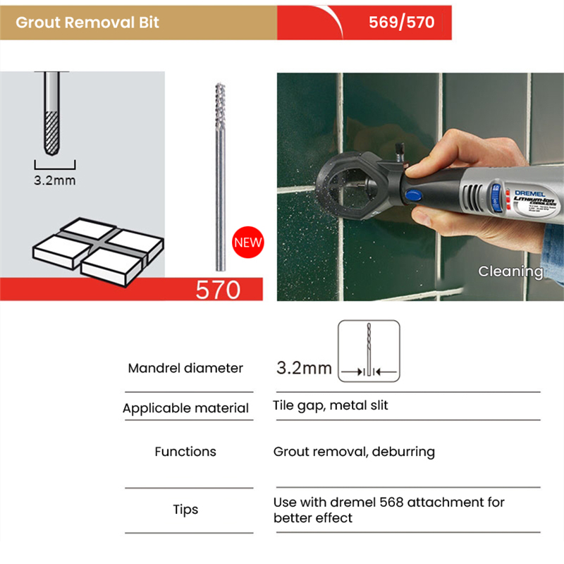 Dremel Snijreinigingsaccessoir - Grout Saw Removal recensie en prijs