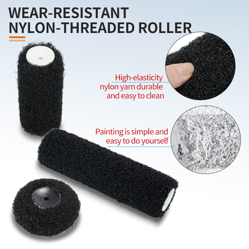 Zwarte vezelrollerborstelset v - Home Improvement Guide recensie en prijs