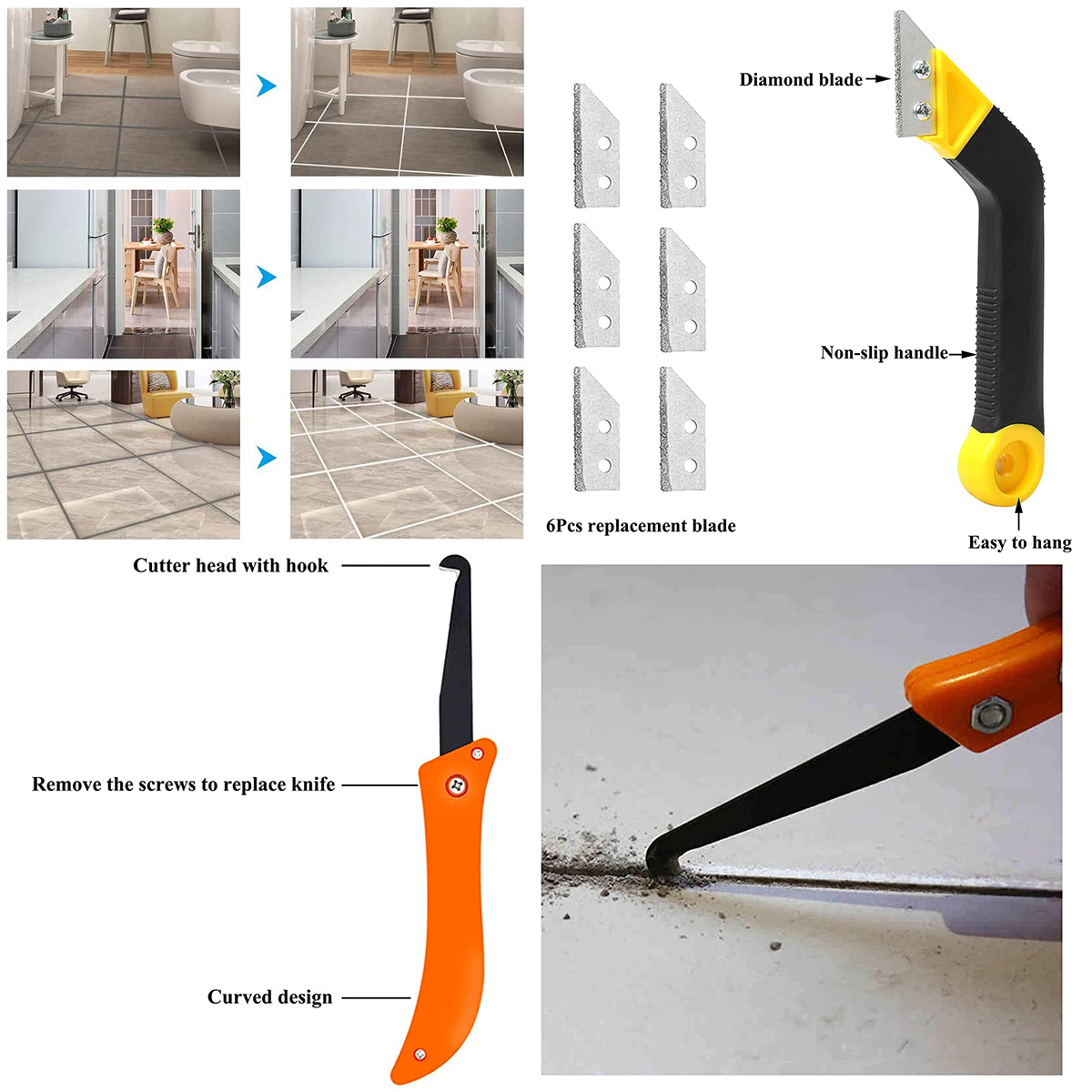 12 Stuks Grout Removal Tools S - Grout Saw Removal recensie en prijs