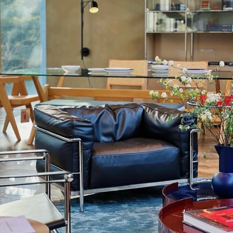Service Zwarte luxe bank Leder - Home Improvement And Services recensie en prijs