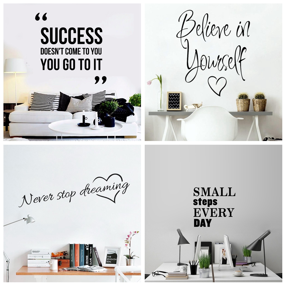 Korte zin muursticker muurstic - Home Improvement Quotes recensie en prijs