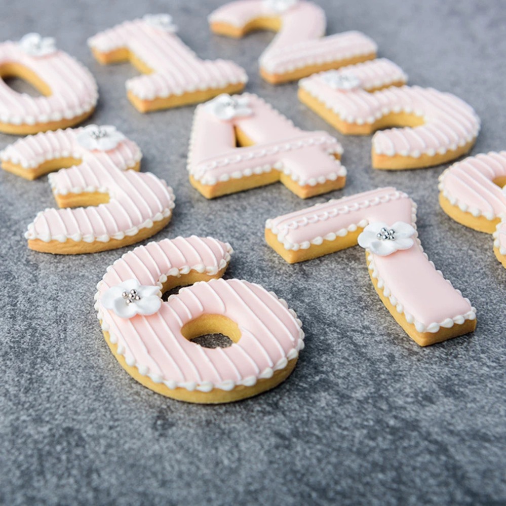 Grote cijfervormige koekjesvor - Home Improvement Diy recensie en prijs