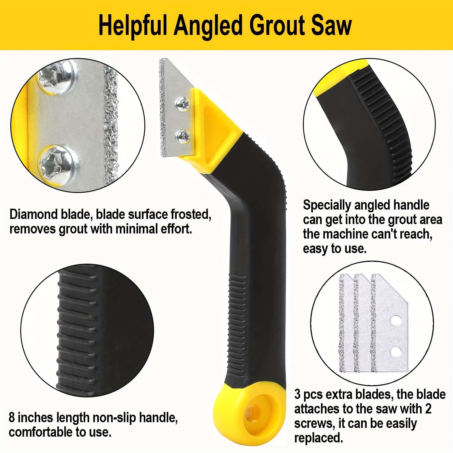 Tegelvoegenzaag, voegenverwijd - Grout Saw Removal recensie en prijs