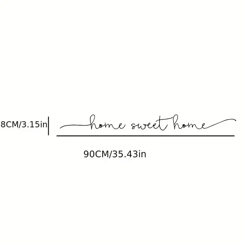 1Pc Vinyl Sticker Home Sweet H - Home Improvement Quotes recensie en prijs