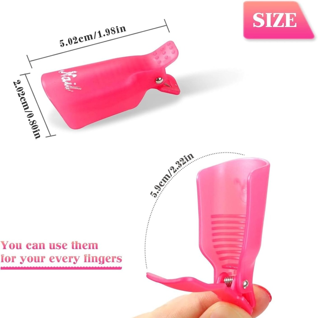 10 stuks nagellakremoverclips  - Home Improvement Tim recensie en prijs