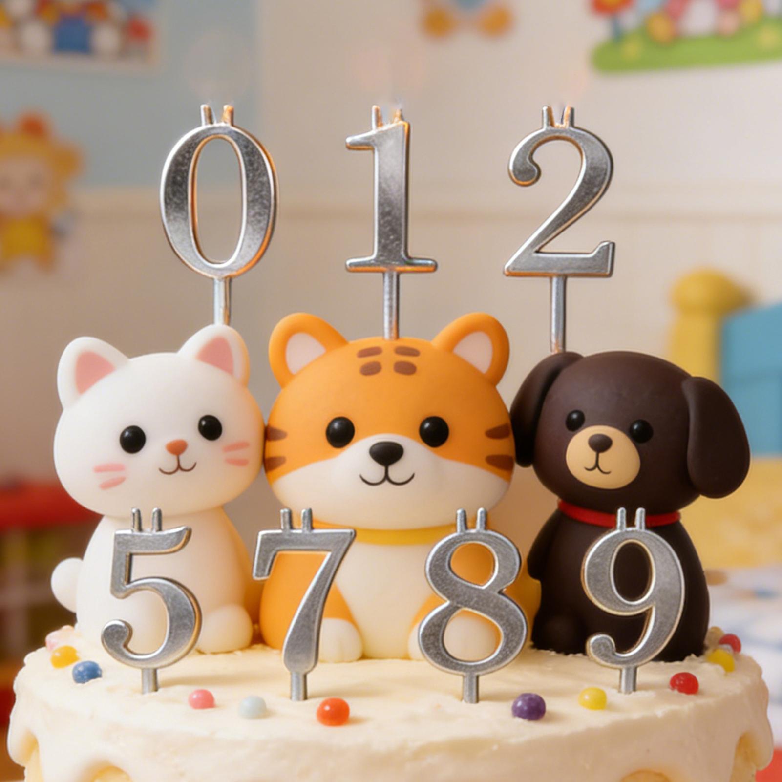10 stuks 0-9 Nummer Cake Toppe - Home Improvement Tim recensie en prijs